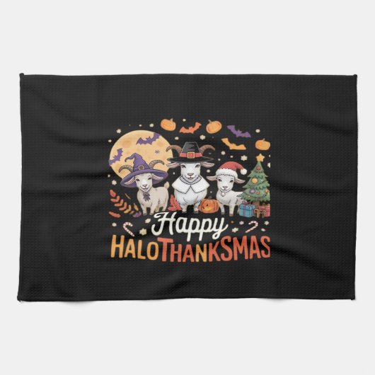 Niedlich Flamingo Erntedank ich bin kein Türkei! F Geschirrtuch (Horizontal)