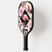 Niedlich Flamingo Geometric Pickleball Schläger (Links)