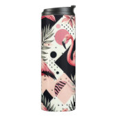Niedlich Flamingo Geometric Thermosbecher (Nach links gedreht)