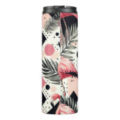 Niedlich Flamingo Geometric Thermosbecher (Rückseite)