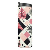 Niedlich Flamingo Geometric Thermosbecher (Nach rechts gedreht)