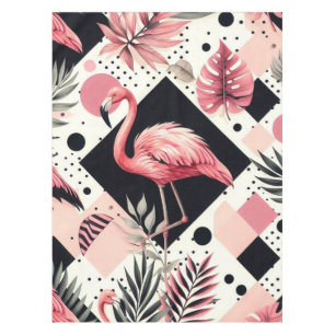 Niedlich Flamingo Geometric Tischdecke