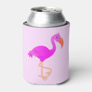 Niedlich Flamingo - glücklich Dosenkühler