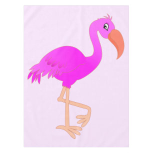Niedlich Flamingo - glücklich Tischdecke