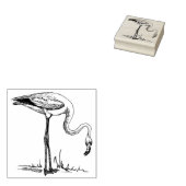 Niedlich Flamingo Gummistempel (Stempel)