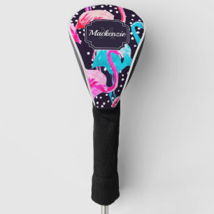 Niedlich Flamingo Muster Golf Headcover