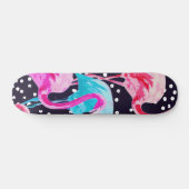 Niedlich Flamingo Muster Skateboard (Horizontal)