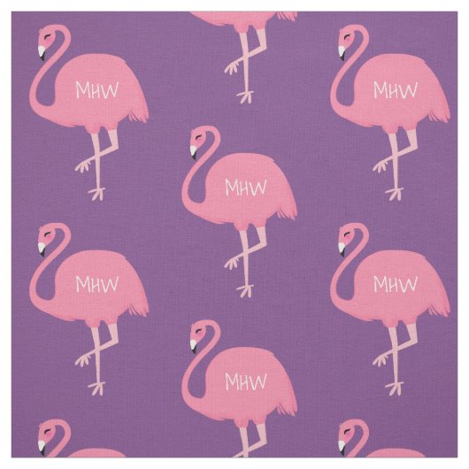 Niedlich Flamingo optional, benutzerdefiniertes Mo Stoff (Muster)
