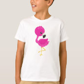 Niedlich Flamingo, Pink Flamingo, Baby Flamingo, B T-Shirt (Vorderseite)