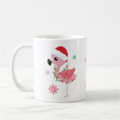 Niedlich Flamingo Snowflakes Kindername Liebe Sant Kaffeetasse (Links)