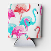 Niedlich Flamingos Dosenkühler (Vorderseite)