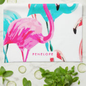 Niedlich Flamingos Geschirrtuch (Gefaltet)