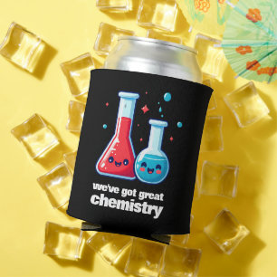 Niedlich Flasche & Tube Wir haben große Chemie Got Dosenkühler