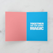 Niedlich Flasche & Tube Wir haben große Chemie Got Karte (Innenseite)