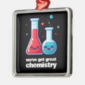 Niedlich Flasche & Tube Wir haben große Chemie Got Ornament Aus Metall (Links)