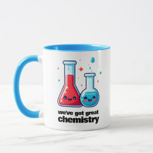 Niedlich Flasche & Tube Wir haben große Chemie Got Tasse