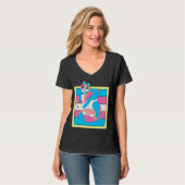 Niedlich Flat Lined Transgender Calico Ca Lesbian T-Shirt (Vorderseite Vollansicht)