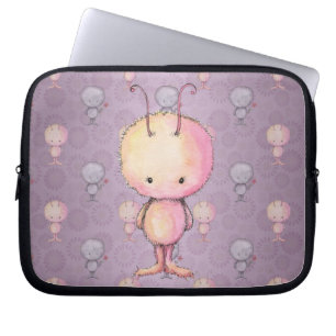 Niedlich flauschige Monster Laptopschutzhülle
