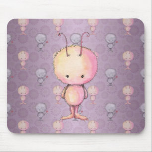 Niedlich flauschige Monster Mousepad