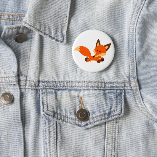 Niedlich Fleet Cartoon Fox Button Abzeichen (Beispiel)