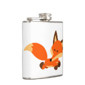 Niedlich Fleet Cartoon Fox Hip Flask Flachmann (Rechts)