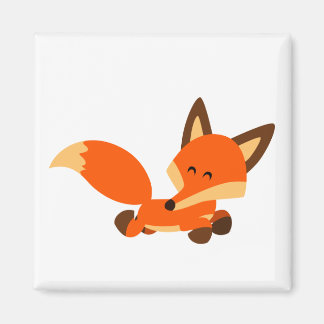 Niedlich Fleet Cartoon Fox Magnet