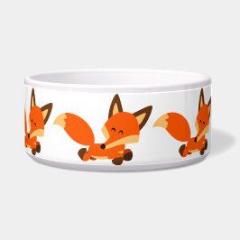 Niedlich Fleet Cartoon Fox Pet Bowl Napf