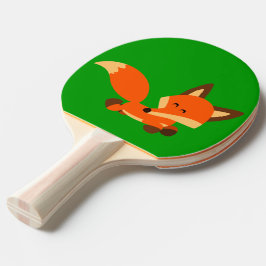 Niedlich Fleet Cartoon Fox Ping Pong Paddel Tischtennis Schläger