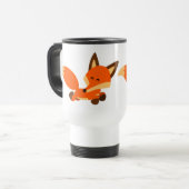 Niedlich Fleet Cartoon Fox Tasse (Vorderseite Links)