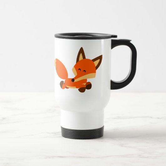 Niedlich Fleet Cartoon Fox Tasse (Rechts)