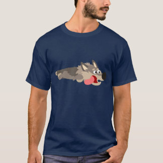 Niedlich Fleet Cartoon Wolf T - Shirt