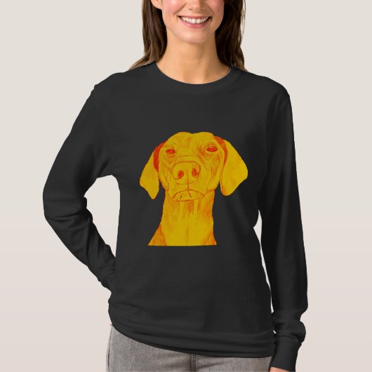 Niedlich Floppy Doberman Time T-Shirt (Vorderseite)