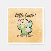 Niedlich Floral Kleine Cuctie Kawaii Babydusche Serviette (Vorderseite)