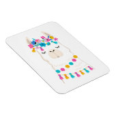 Niedlich Floral Llama Magnet (Rechte Seite)