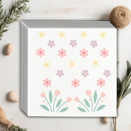 Niedlich Floral Tiny Hopper Bunny Baby Dusche Serviette