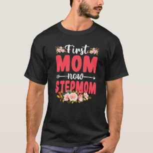 Niedlich Florals Erste Mama Stepama Baby Mütter D T-Shirt