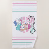 Niedlich Florida Girl Strandtuch (Vorderseite)