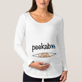 "Niedlich FLÜCHTIGE BLICK-A-BOO Baby" MUTTERSCHAFT T-Shirt