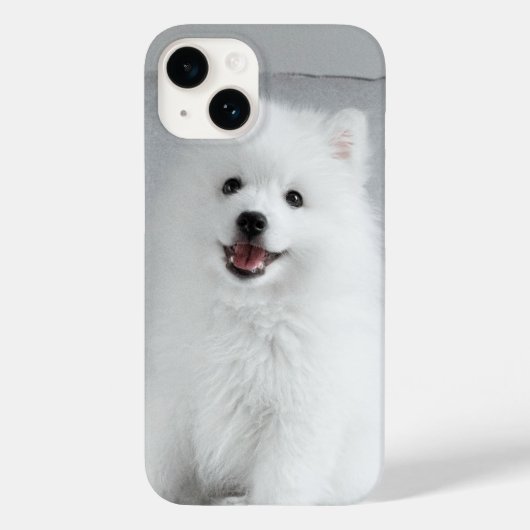 Niedlich fluffy Japanese Spitz Welppy Case-Mate iPhone Hülle (Rückseite)