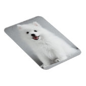 Niedlich fluffy Japanese Spitz Welppy Magnet (Rechte Seite)