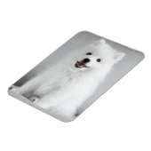 Niedlich fluffy Japanese Spitz Welppy Magnet (Linke Seite)