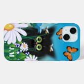 Niedlich Fluffy Kitten in Daisy Meadow Case-Mate iPhone Hülle (Rückseite (Horizontal))