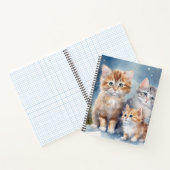 Niedlich Fluffy Kittens Notizblock (Innenseite)