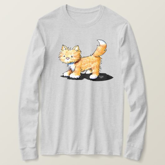 Niedlich Fluffy Kitty T-Shirt (Design vorne)