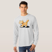 Niedlich Fluffy Kitty T-Shirt (Vorne ganz)