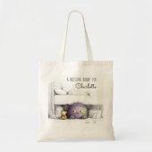 Niedlich Fluffy Lila Green Dream Buddy Tragetasche (Vorne)