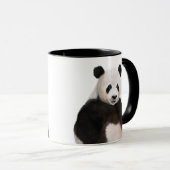 Niedlich Fluffy Panda Bear Tasse (VorderseiteRechts)