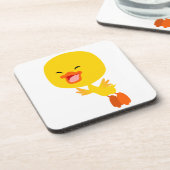 Niedlich Flying Cartoon Duckling Untersetzer Set (Linke Seite)