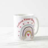 Niedlich Folgen Sie Ihren Träumen Abschluss Kaffee Kaffeetasse (VorderseiteRechts)
