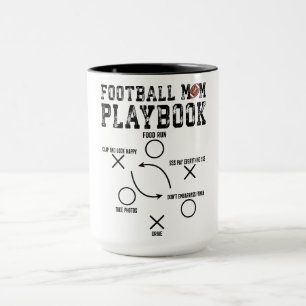 Niedlich Football Mama Playbook Tasse